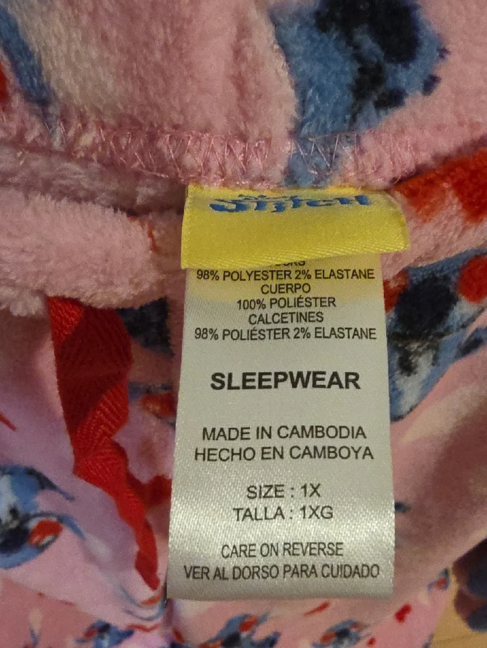 DISNEY'S STITCH NWOT Fleece Pajama Pants And Socks Set - Picture 5 of 6